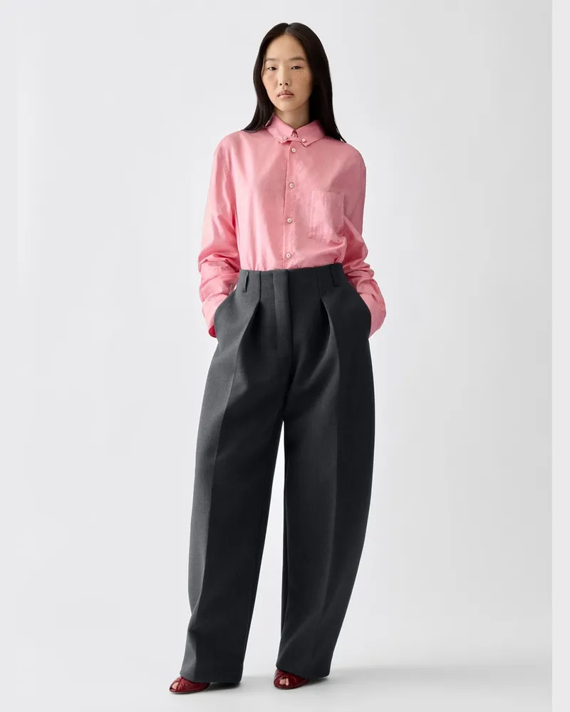 Jacquemus Die Ovalo Hose - Dark Grau Dark