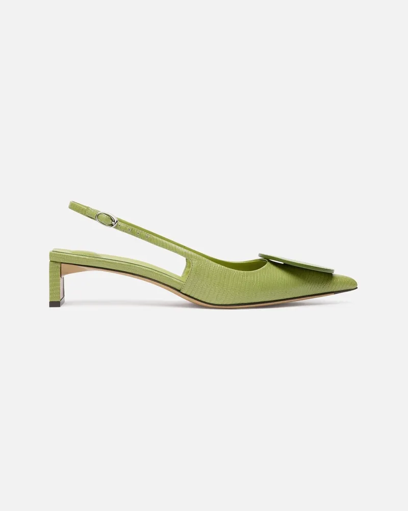 Jacquemus The Low Duelo Slingbacks - Green Green