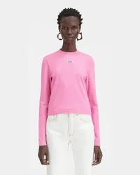 Jacquemus The Gros Grain Long-sleeve T-shirt - Pink Pink