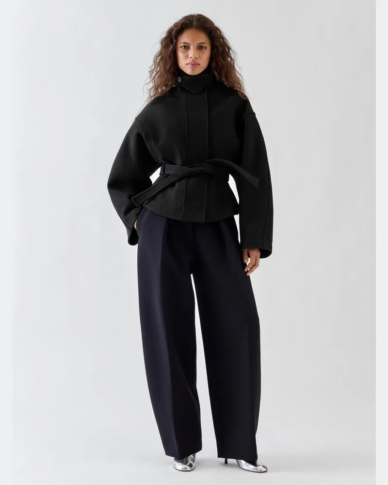 Jacquemus Der Ciro Mantel - Schwarz Schwarz