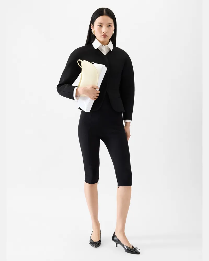 Jacquemus The Mini Ovalo Jacket - Black Black