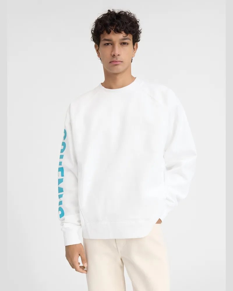 Jacquemus Le Sweatshirt Typo - White White