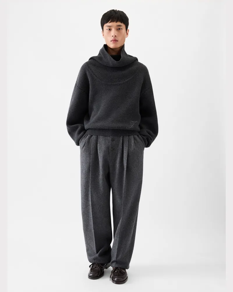 Jacquemus The Pallone Knit - Dark Grey Dark