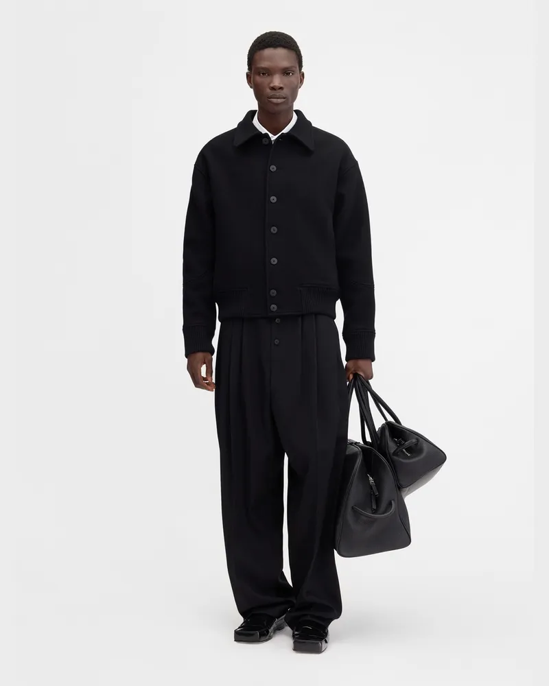 Jacquemus The Feltro Bomber Jacket - Black Black