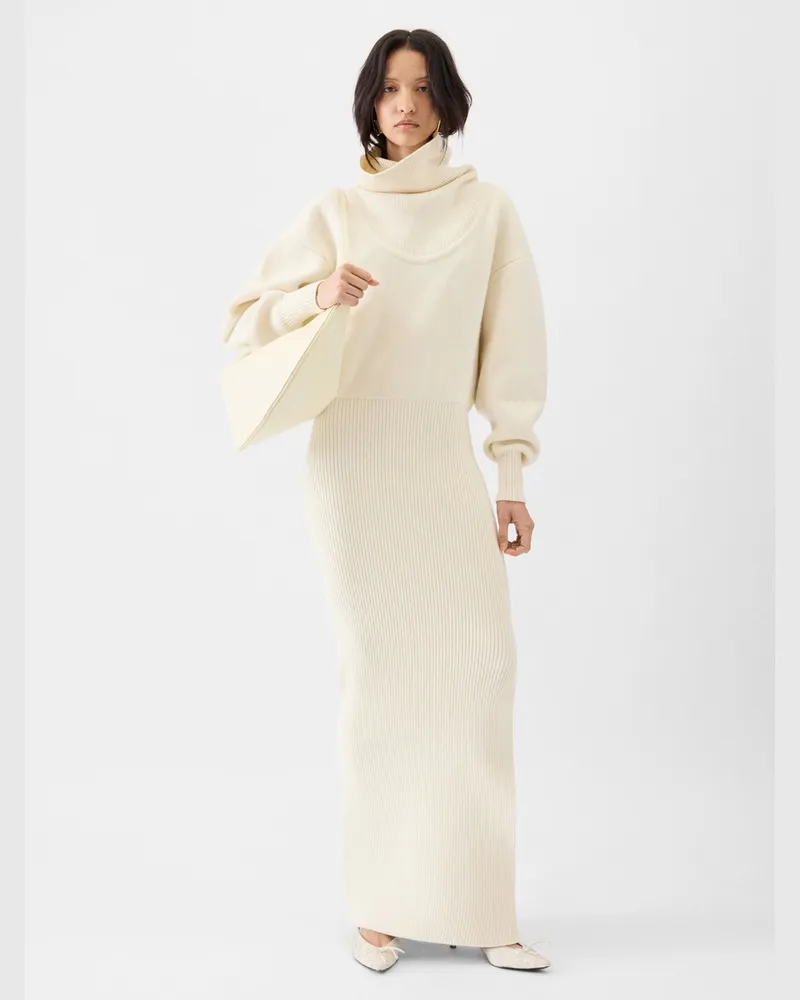Jacquemus The Pallone Knit Dress - Off-White Off-white