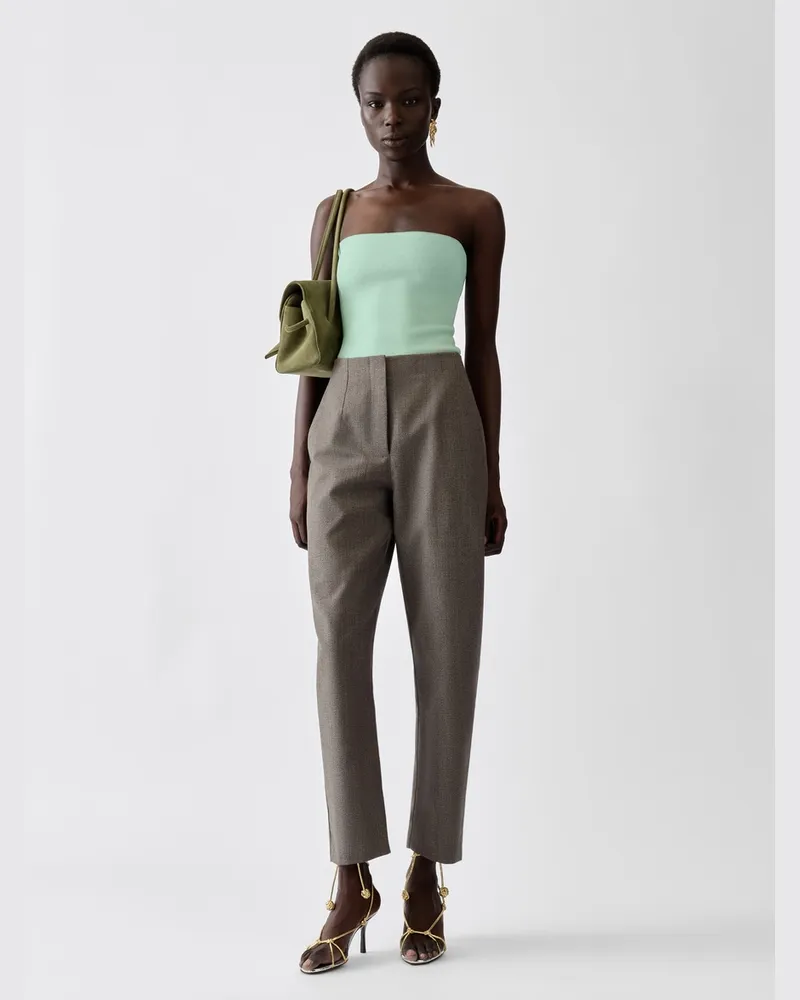 Jacquemus The Sera Knit Top - Mint Green Mint