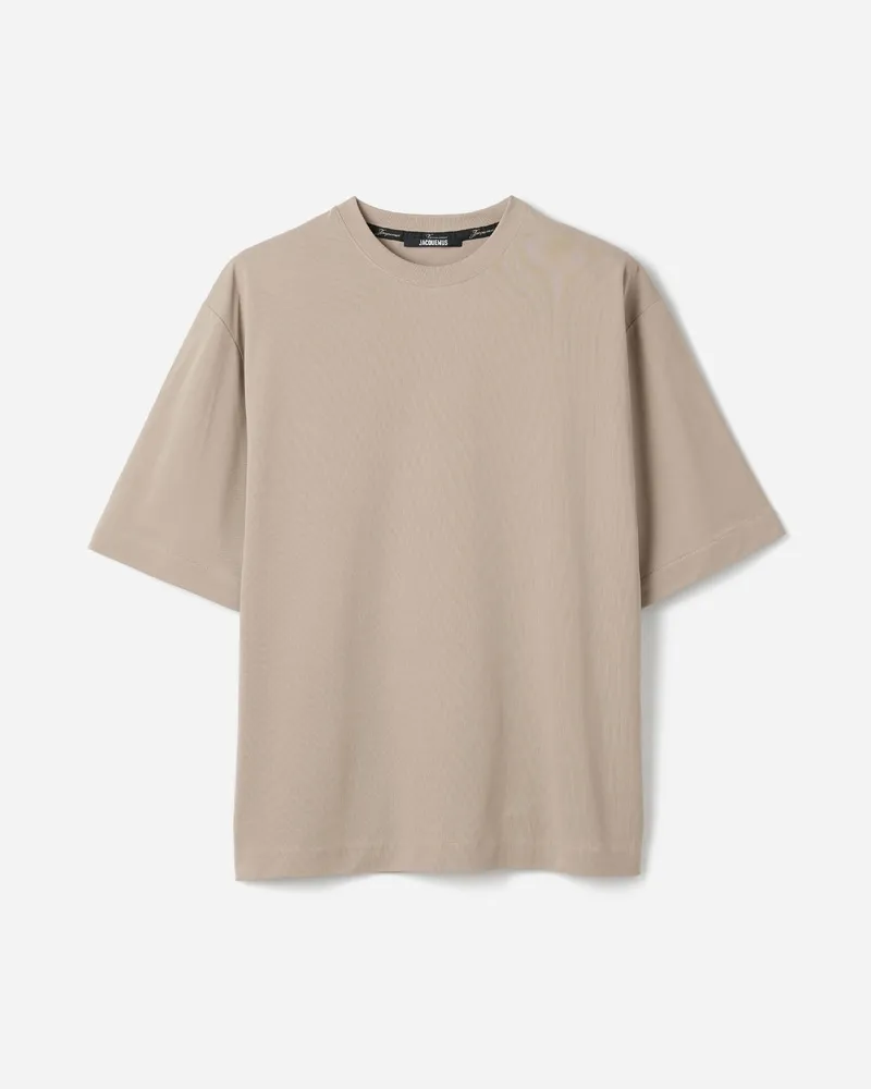 Jacquemus Das Rond Carré T-Shirt - Beige Beige