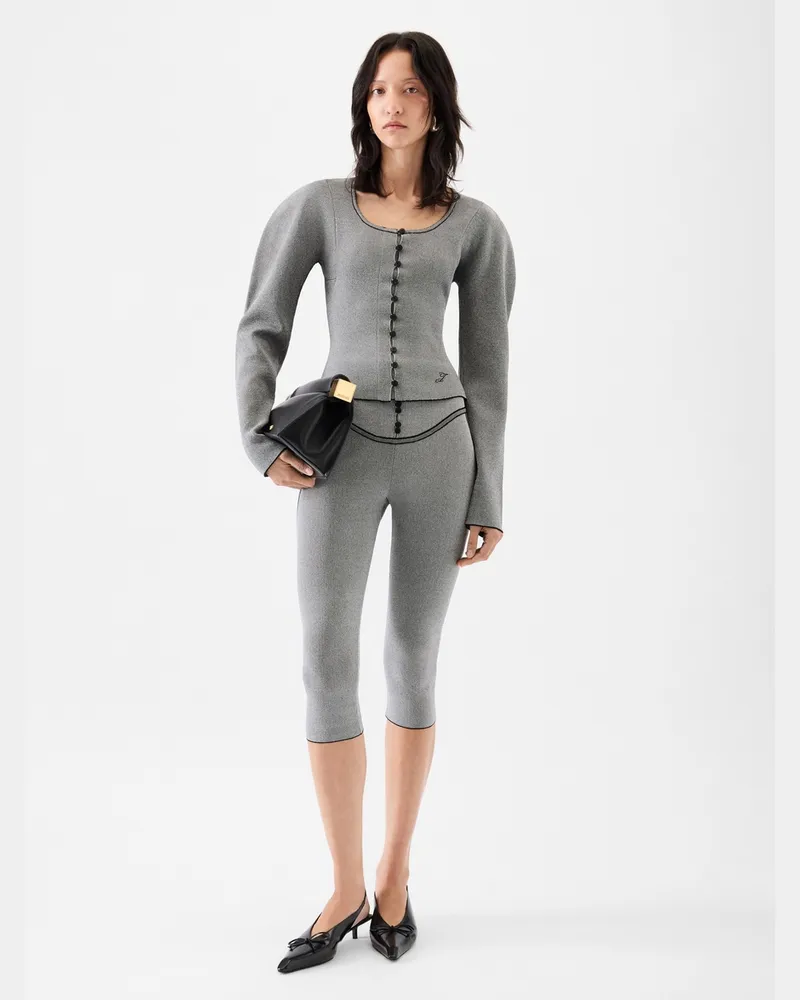 Jacquemus The Sera Cardigan - Dark Grey Dark