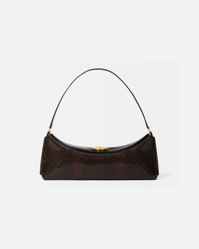 Jacquemus The Ovalo Clutch - Dark Brown Dark