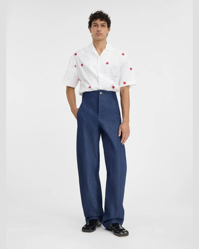 Jacquemus The Scala De-nîmes Denim Pants - Navy Navy