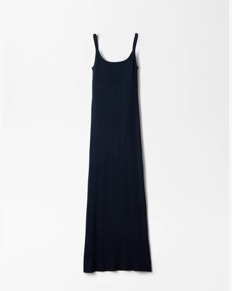 Jacquemus The Nodo Midi Dress - Dark Navy Dark