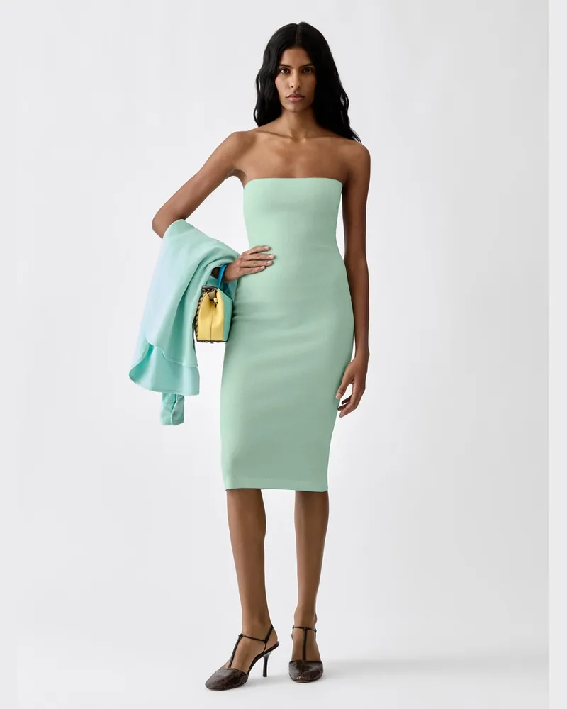 Jacquemus The Sera Knit Dress - MINT Green Mint