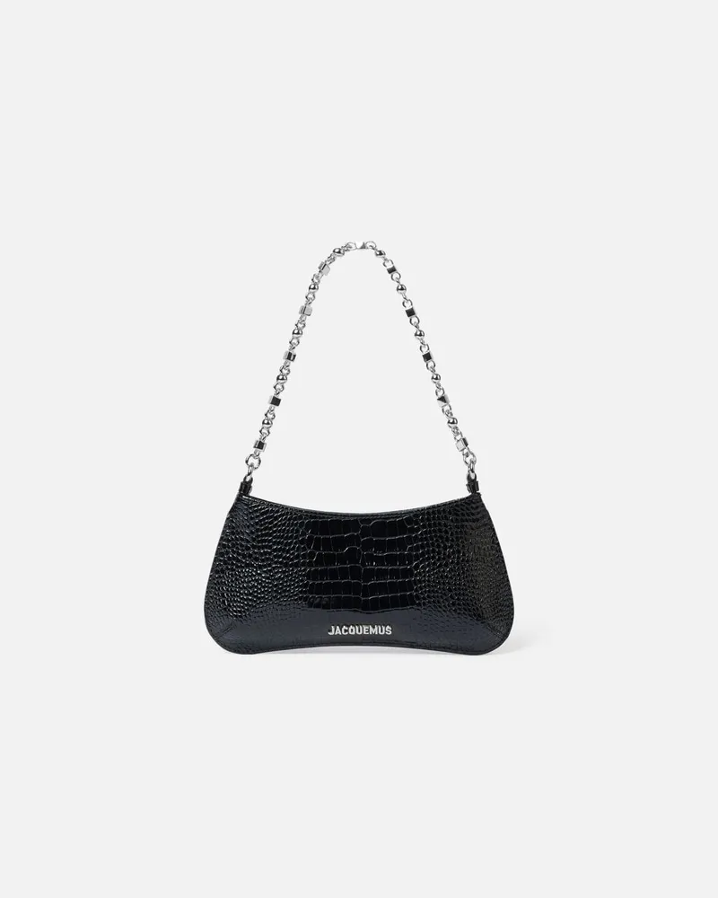 Jacquemus Le Petit Bisou Chaîne - Schwarz Schwarz