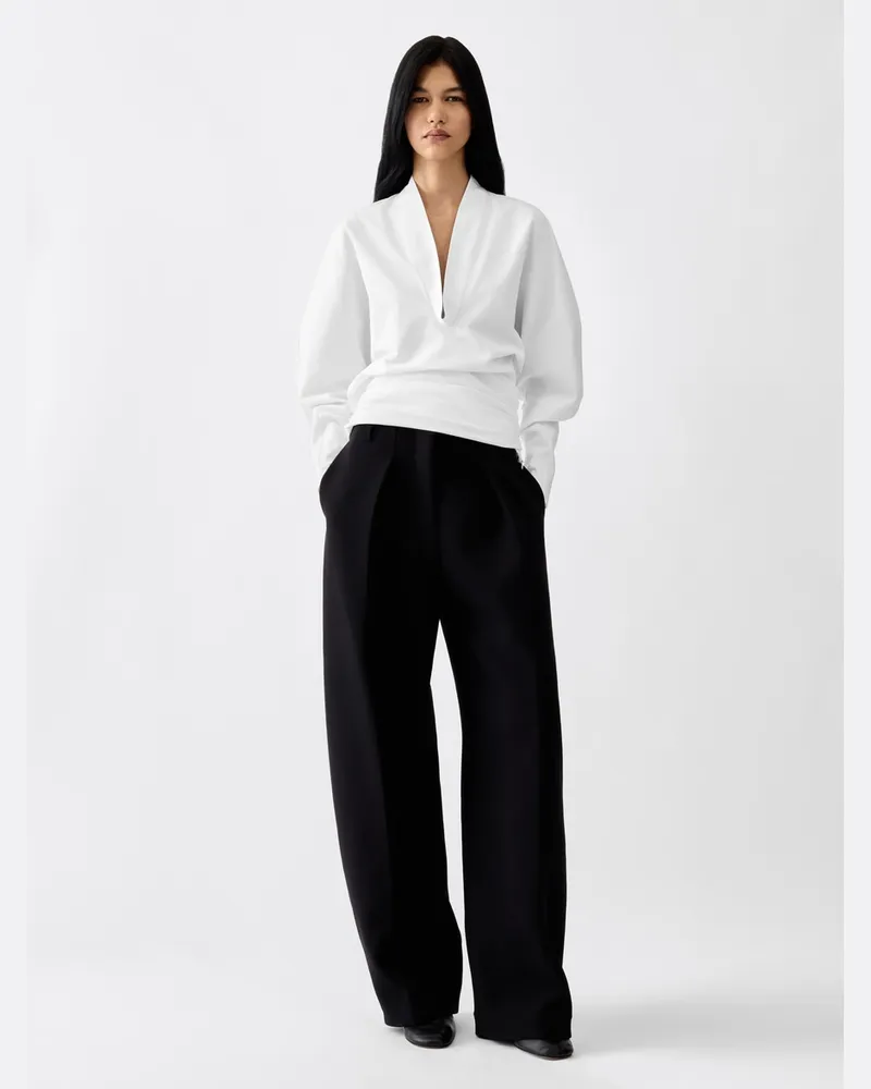 Jacquemus Die Colombe Bluse - Weiß Weiß