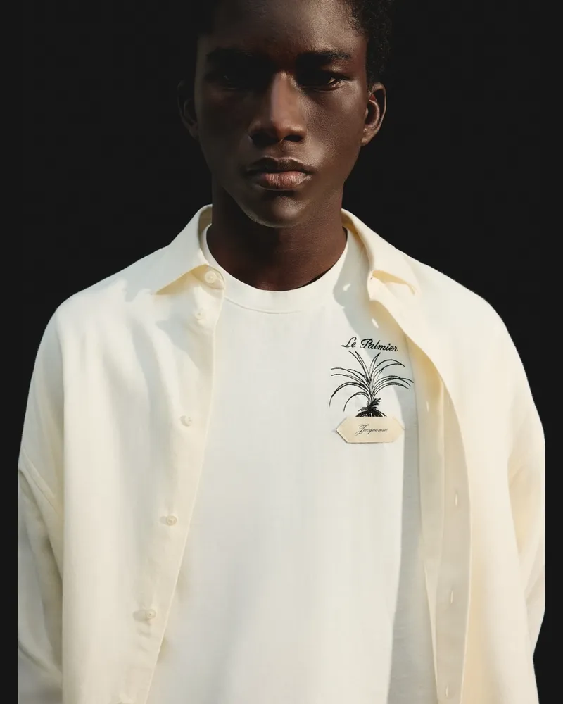 Jacquemus Das Palmier T-Shirt - Palmier Print + Calisson Palmier