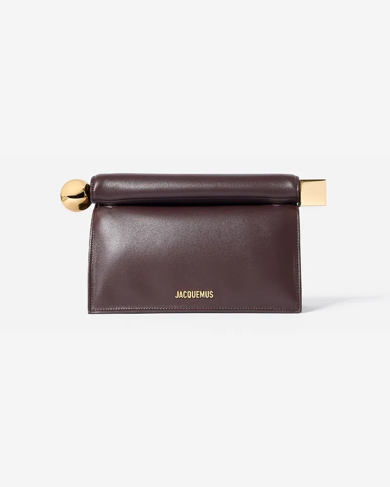Jacquemus Die Rond Carré Clutch - Midnight Braun Midnight