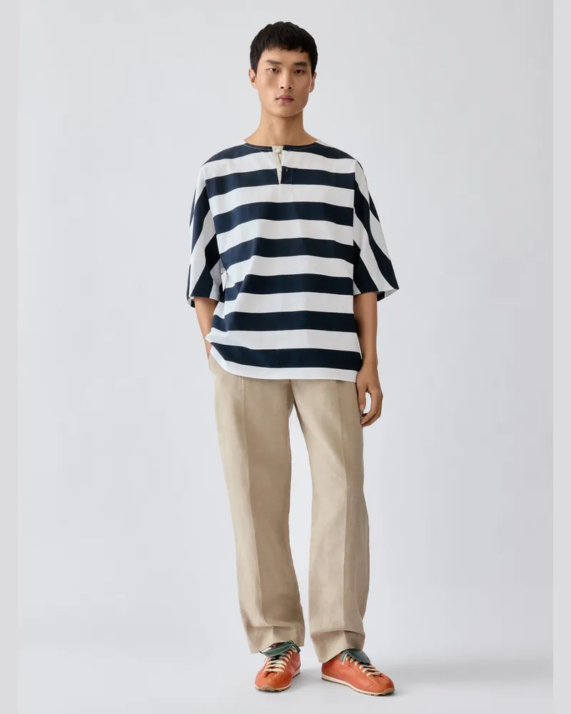 Jacquemus The Marinière Short-sleeve T-shirt - Print Vertical Stripes Print