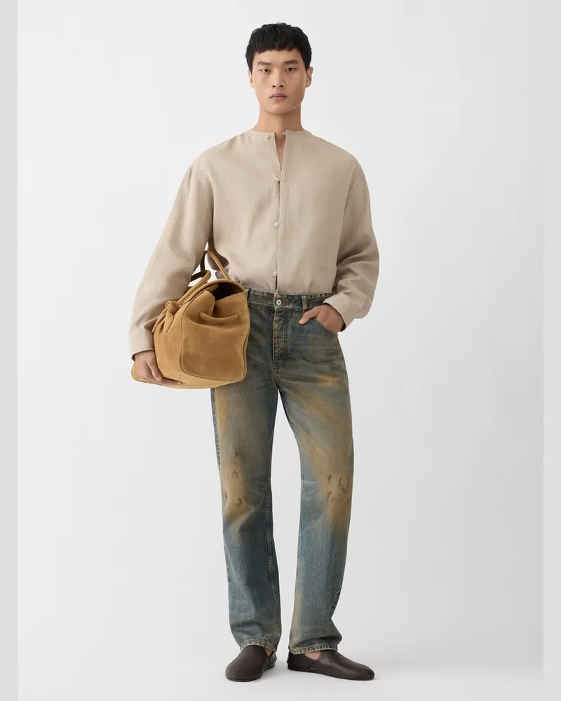 Jacquemus Le De-Nîmes Berger - Distressed Blau Tabac Distressed