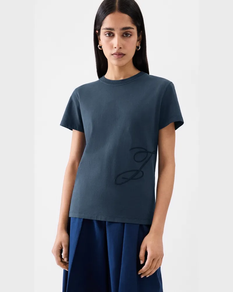 Jacquemus Le T-shirt J - Blau Dunkelmarineblau