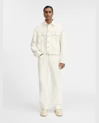 Jacquemus The Denim De-nîmes Jacket - Off-white/Tabac Off-white