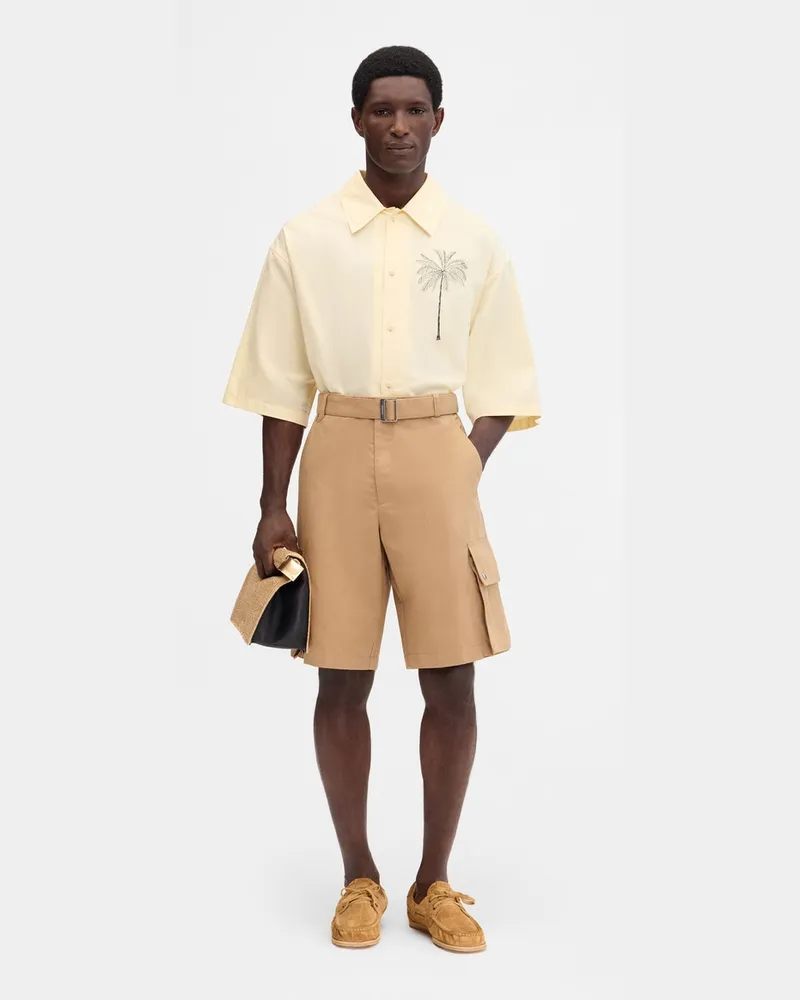 Jacquemus The Cargo Bermuda Shorts - Camel Camel