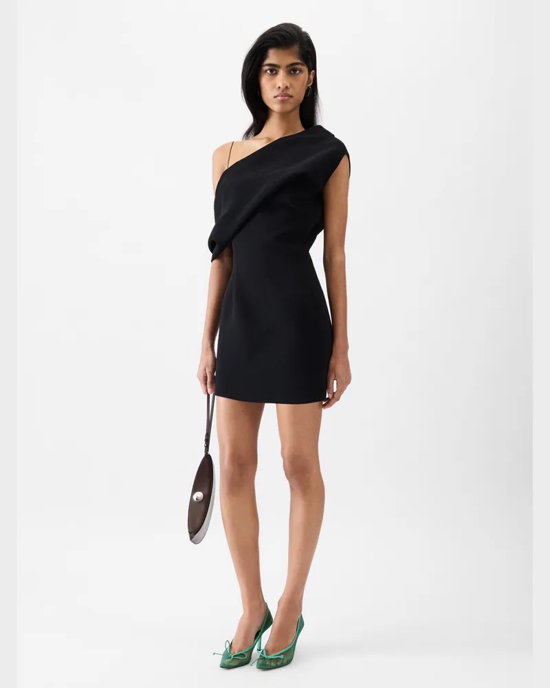 Jacquemus The Pesce Short Dress - Black Black