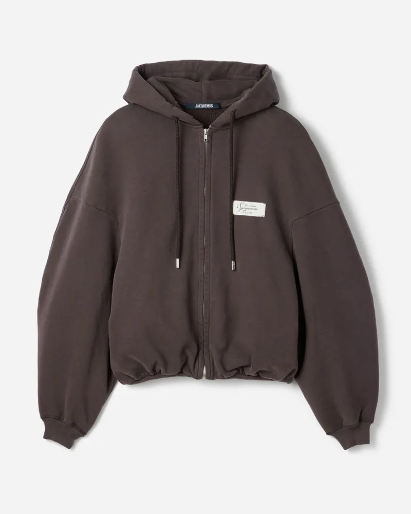 Jacquemus Der Corso Hoodie - Dark Braun Dark