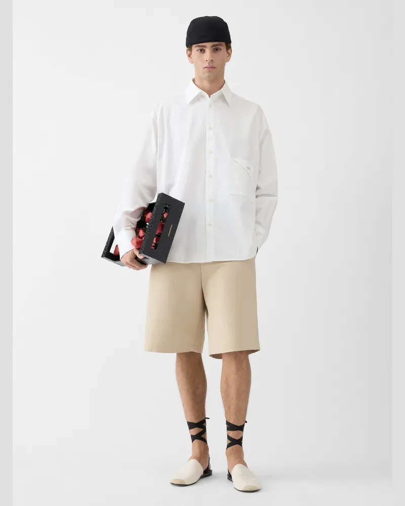 Jacquemus The Camargue Shorts - Beige Beige