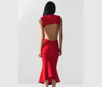 Das Palmier Kleid - Rot