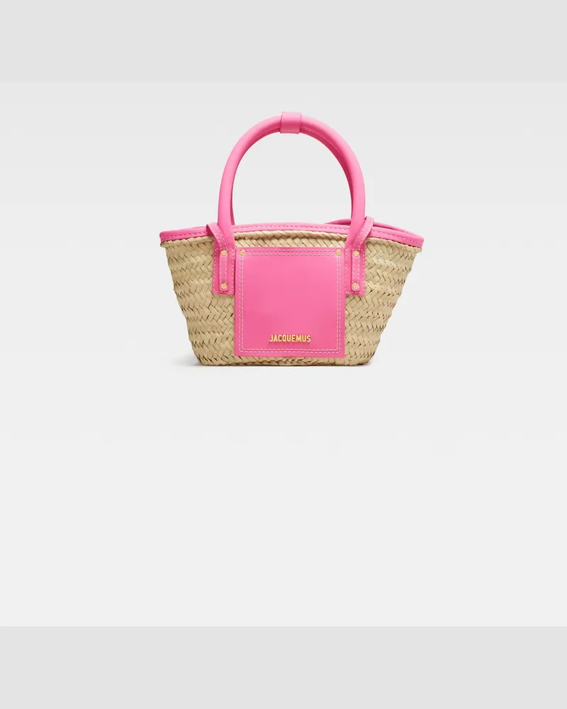 Jacquemus The Small Soli Basket - Dark Pink Dark