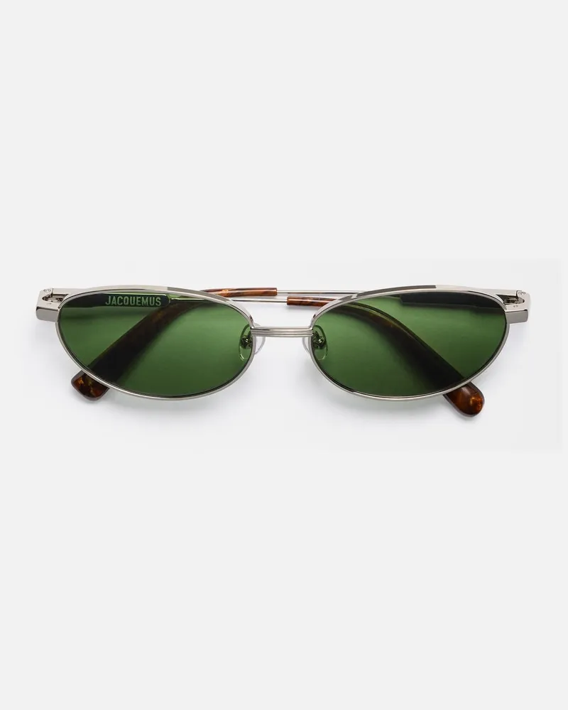 Jacquemus The Alba Sunglasses - Silver Silver
