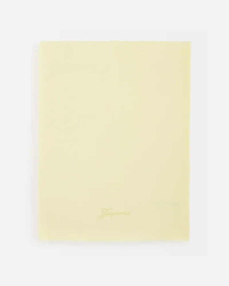 Jacquemus The Tailleur Scarf - Pale Yellow Pale