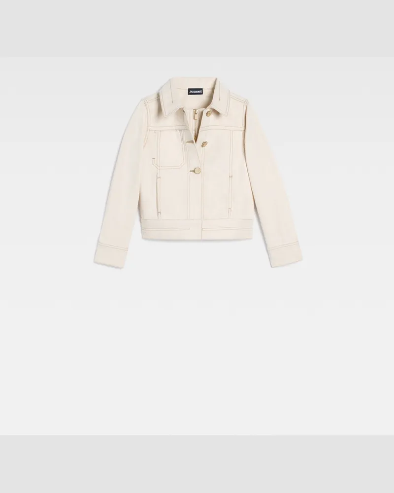 Jacquemus The Kids' De-nîmes Denim Jacket - Off-White Off-white