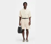 The De-nîmes Denim Shorts - Off-White