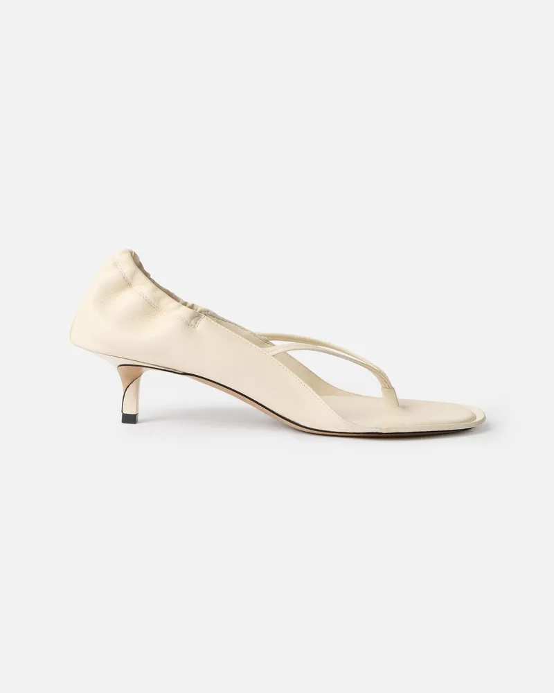 Jacquemus Les Sandales Nu-pieds Basses - Light Weiß Light