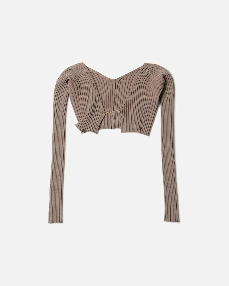 Jacquemus La Maille Pralù - Dark Beige Dark