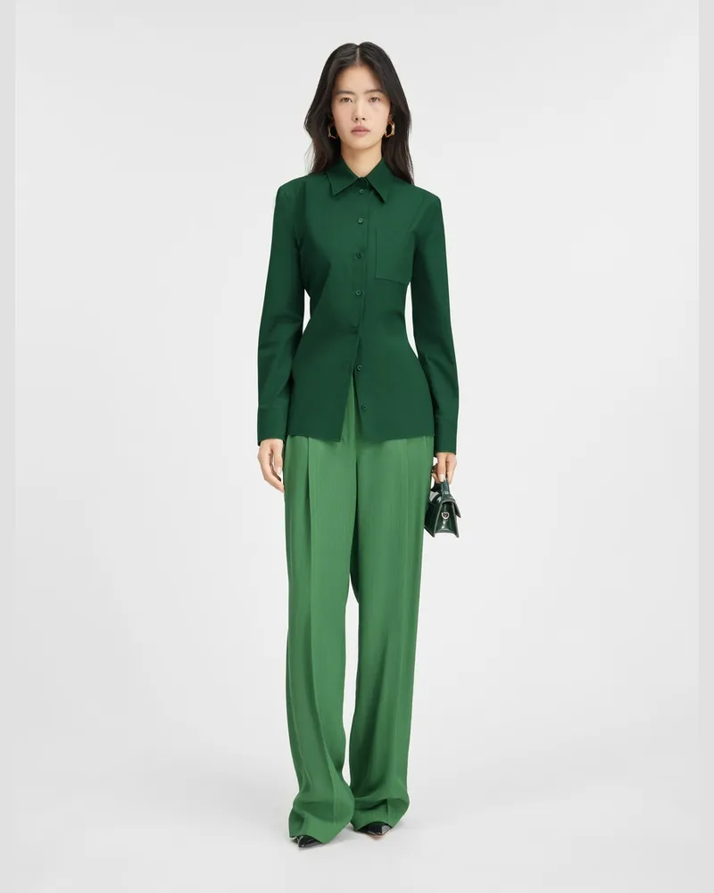 Jacquemus La Chemise De Costume - Dark Green Dark