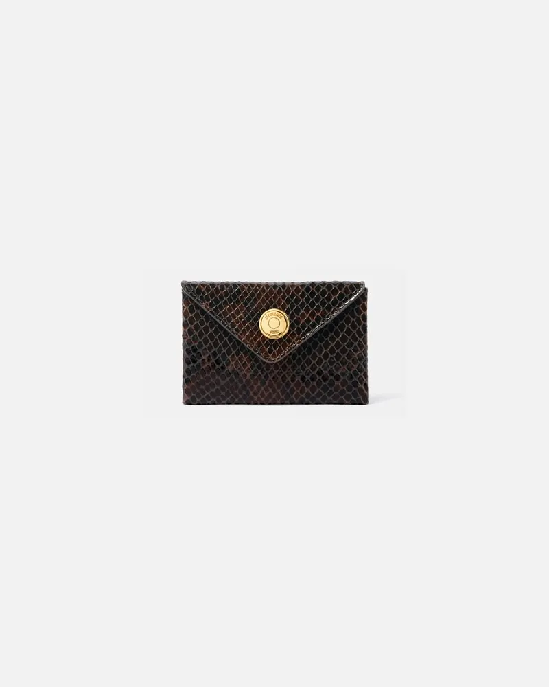 Jacquemus The Enveloppe Card Holder - Dark Brown Dark