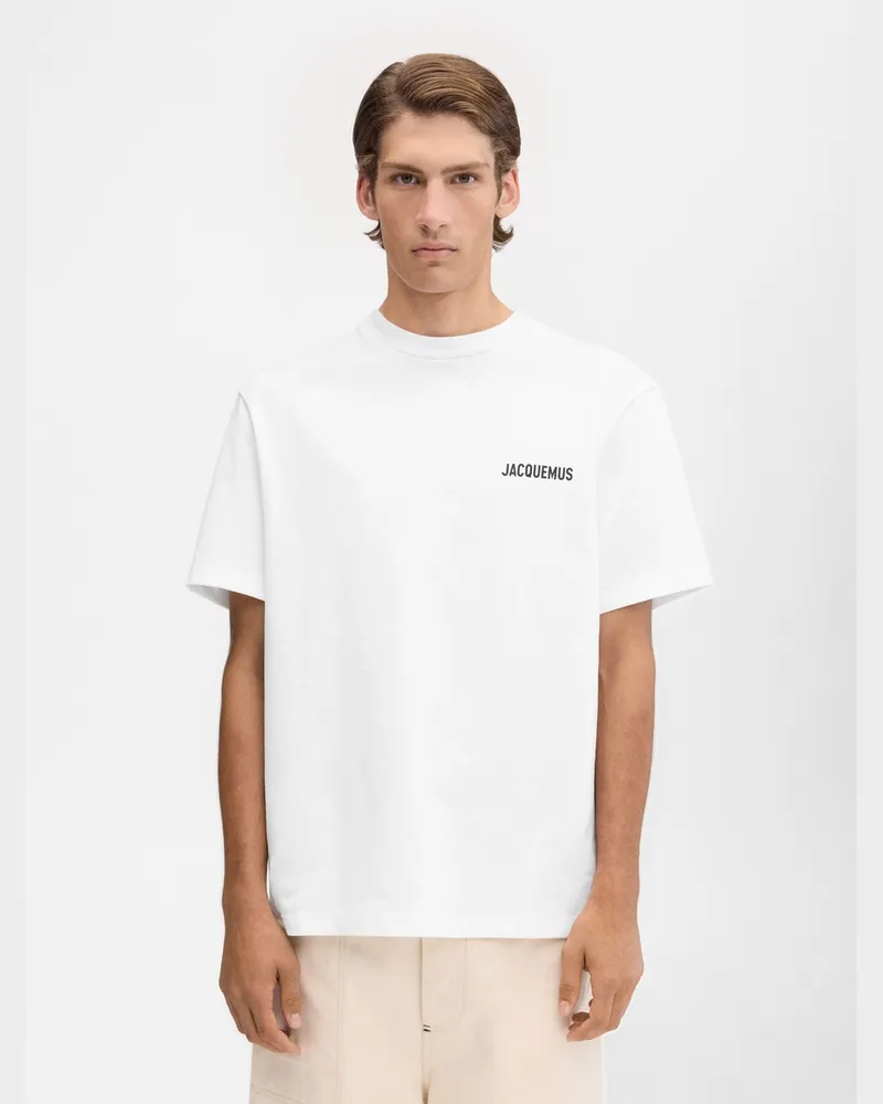 Jacquemus Le T-shirt Adresse Montaigne - Weiß Montaigne
