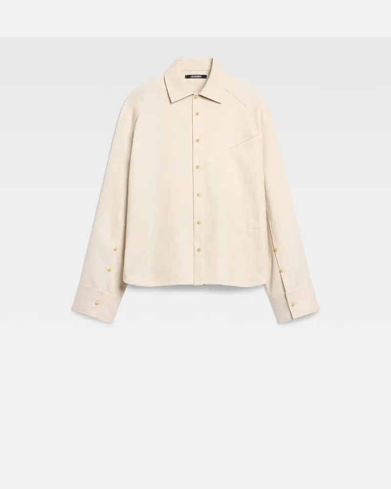 Jacquemus The Bateau Long-sleeve Shirt - Light Beige Light