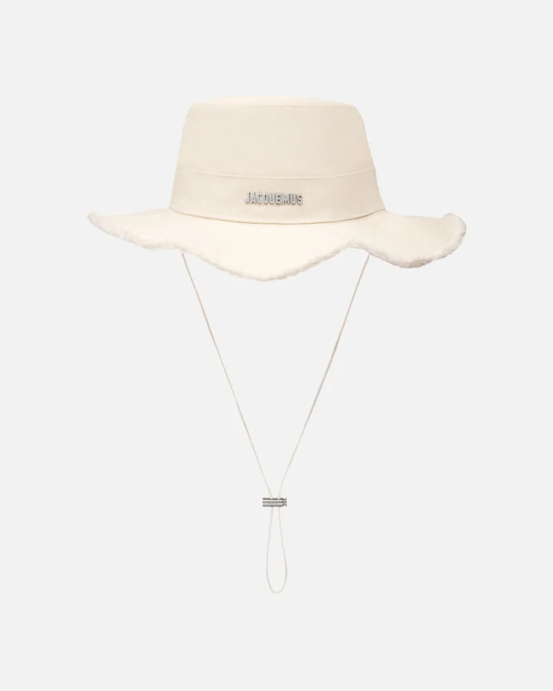 Jacquemus Der Artichaut Fischerhut - Weiß Cremeweiß