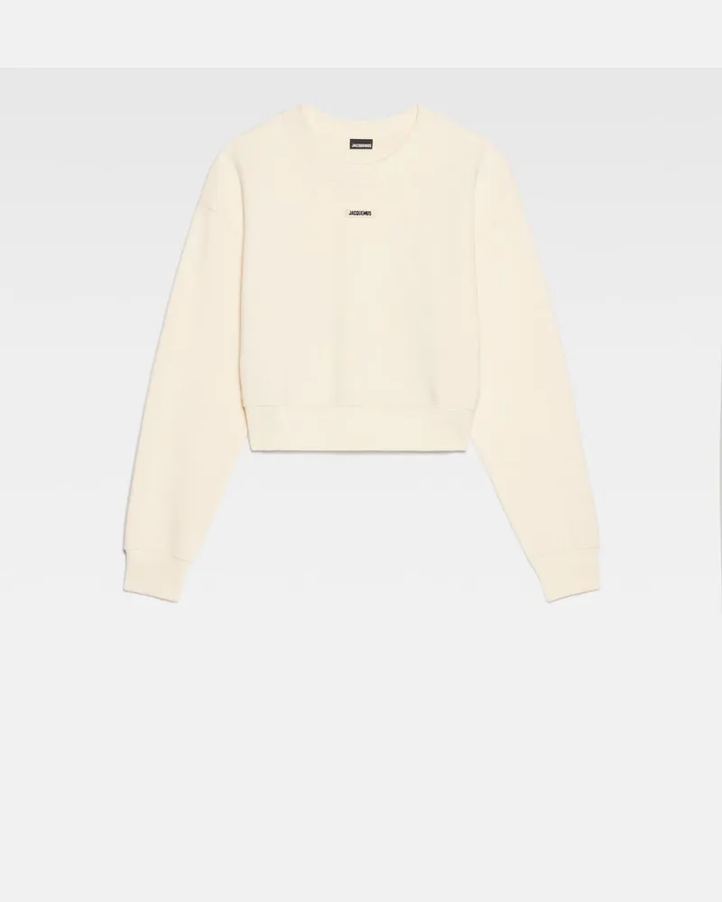Jacquemus The Gros Grain Sweatshirt - Light Beige Light