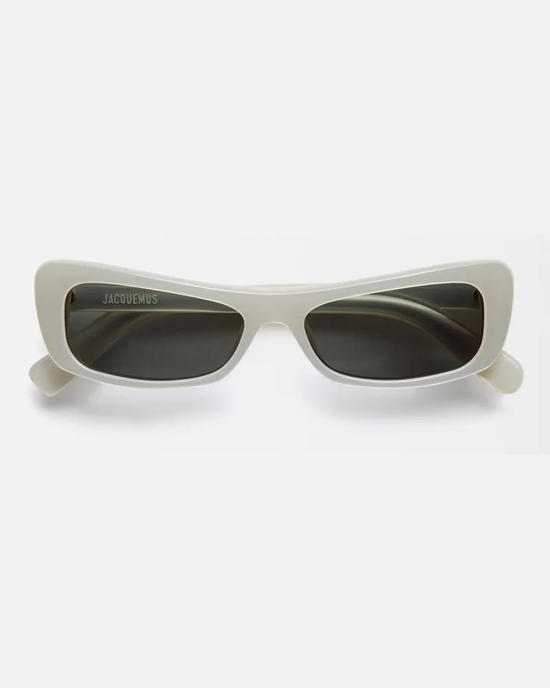 Jacquemus Die Capri Sonnenbrille - Light Weiß Light