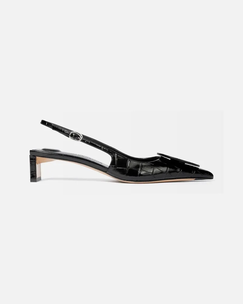 Jacquemus The Low Duelo Slingbacks - Black Black