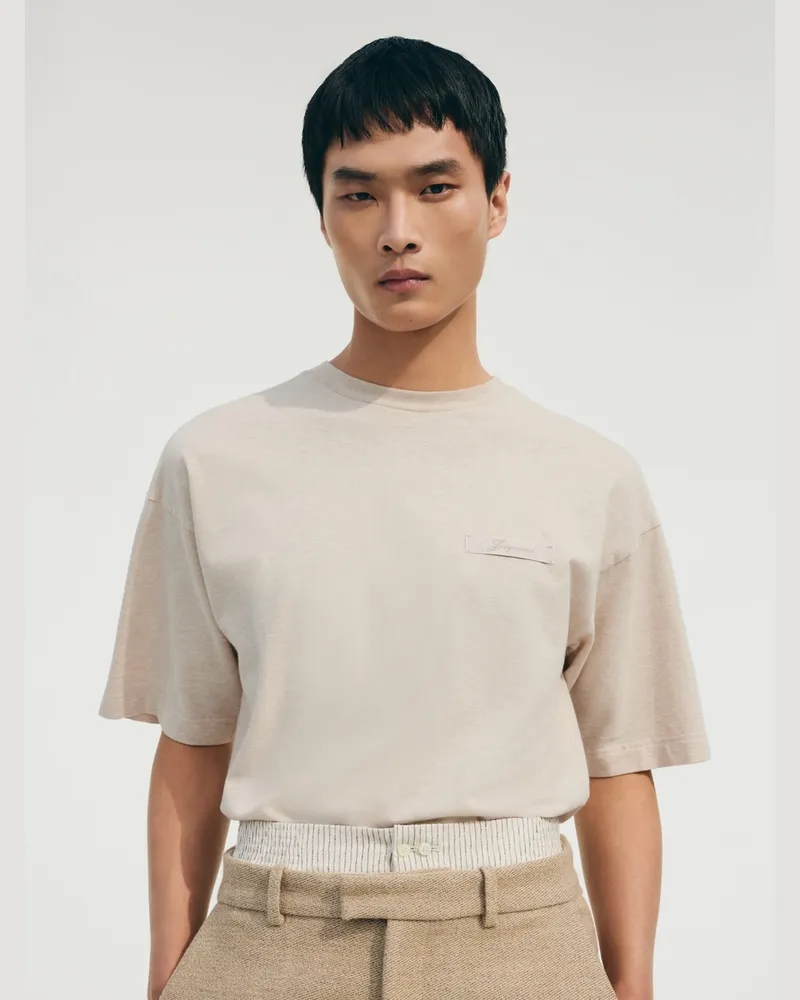 Jacquemus Das Ruban T-Shirt - Beige Hellbeige