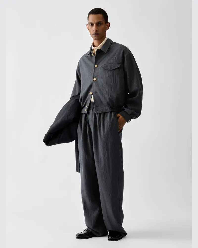 Jacquemus Die Cubano Jacke - Dark Grau Dark
