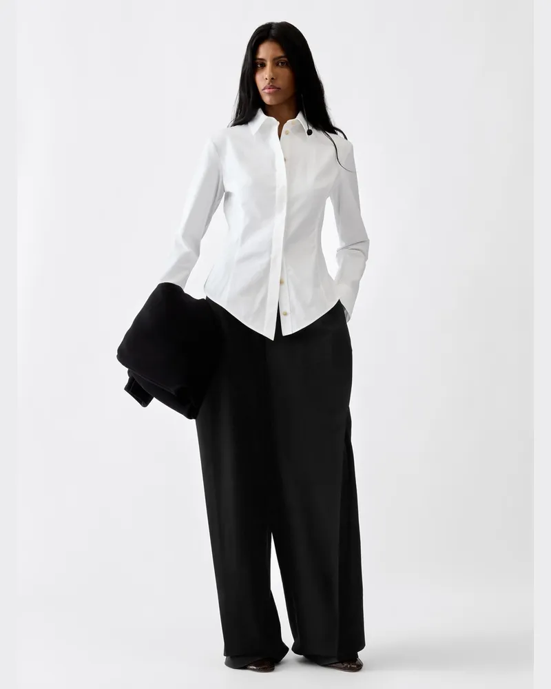 Jacquemus Das Triangle Hemd - Weiß Weiß