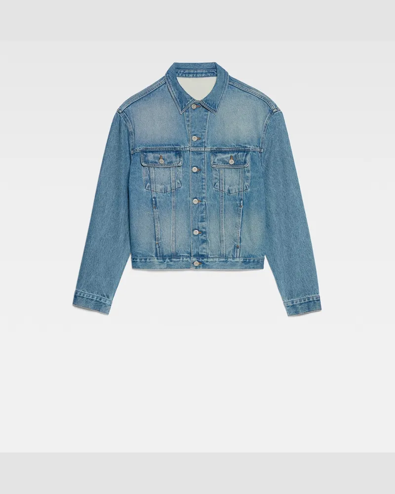 Jacquemus The Denim De-nîmes Jacket - Blue/Tabac Blue