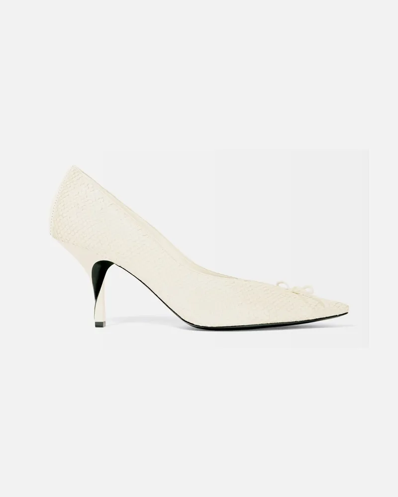 Jacquemus The Tourni Heels - Light Ivory Light