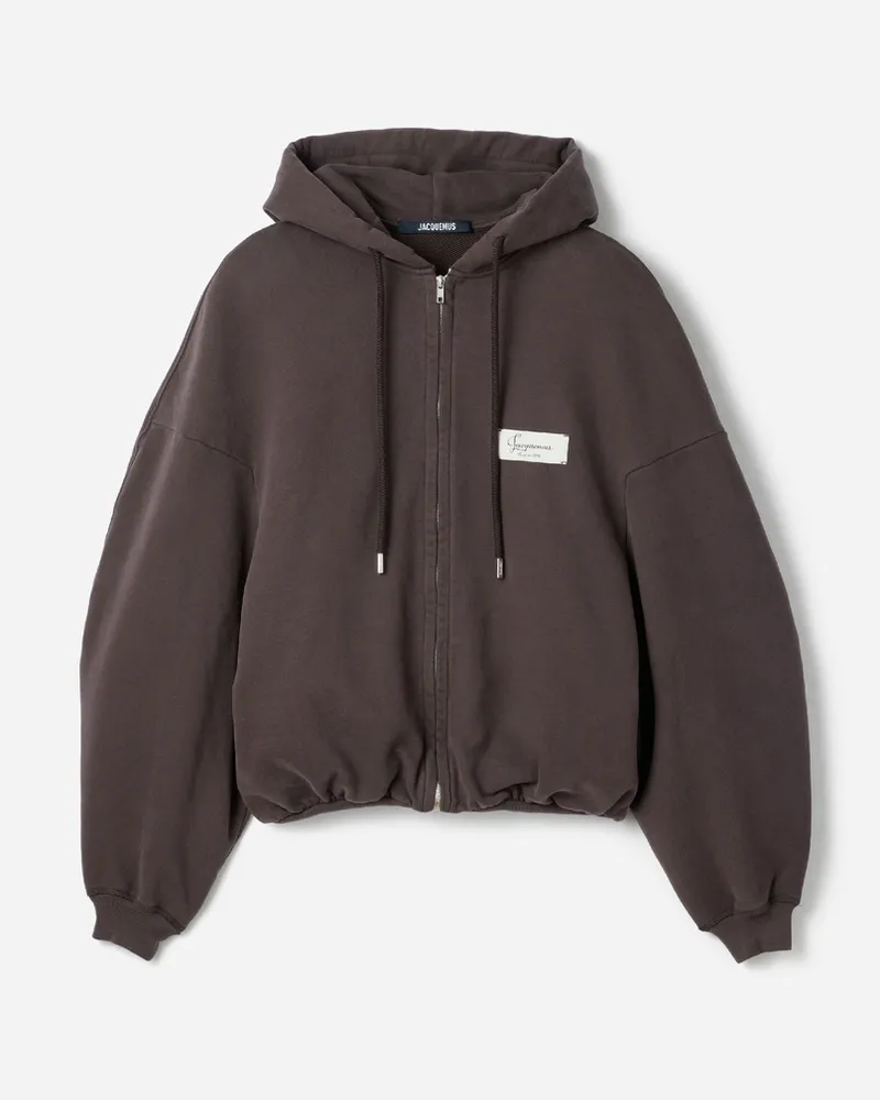 Jacquemus Der Corso Hoodie - Dark Braun Dark